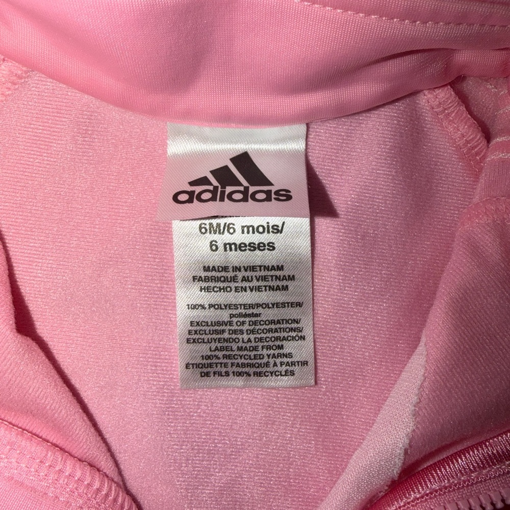 Pink Adidas Baby Track Jacket LOVE - Picture 5 of 5